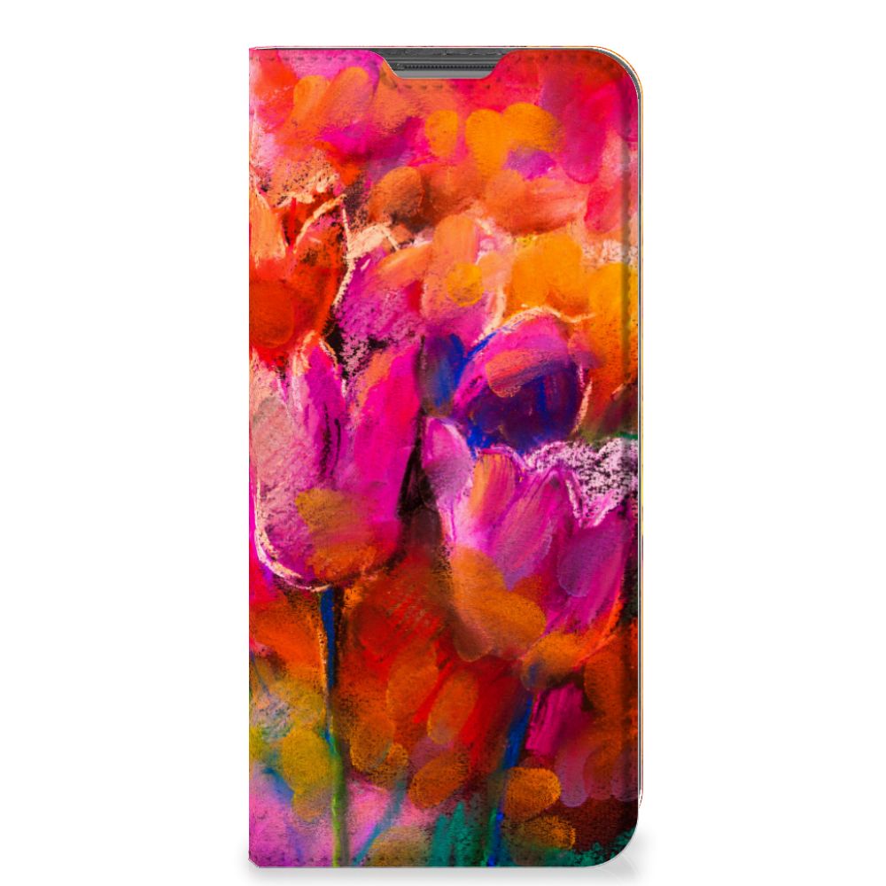 Bookcase OPPO A96 | A76 Tulips - B2C Telecom