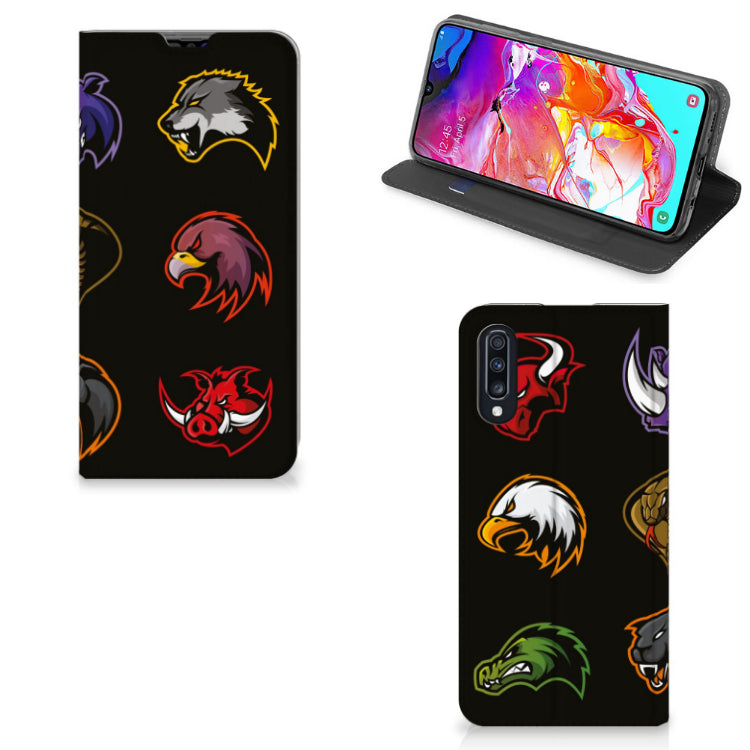 Samsung Galaxy A70 Magnet Case Cartoon