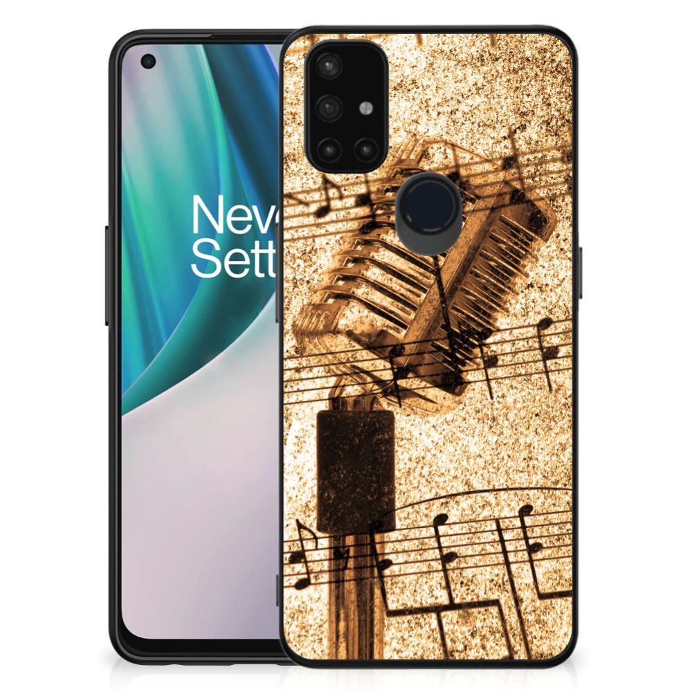 OnePlus Nord N10 5G Silicone Back Case Bladmuziek