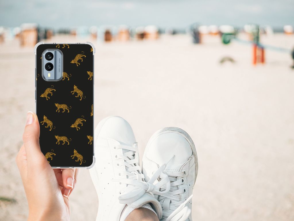 Case Anti-shock voor Nokia X30 Leopards B2C Telecom