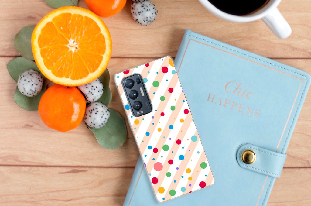 OPPO Find X3 Neo TPU bumper Dots B2C Telecom
