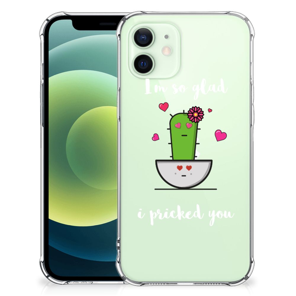 iPhone 12 Mini Stevig Bumper Hoesje Cactus Glad