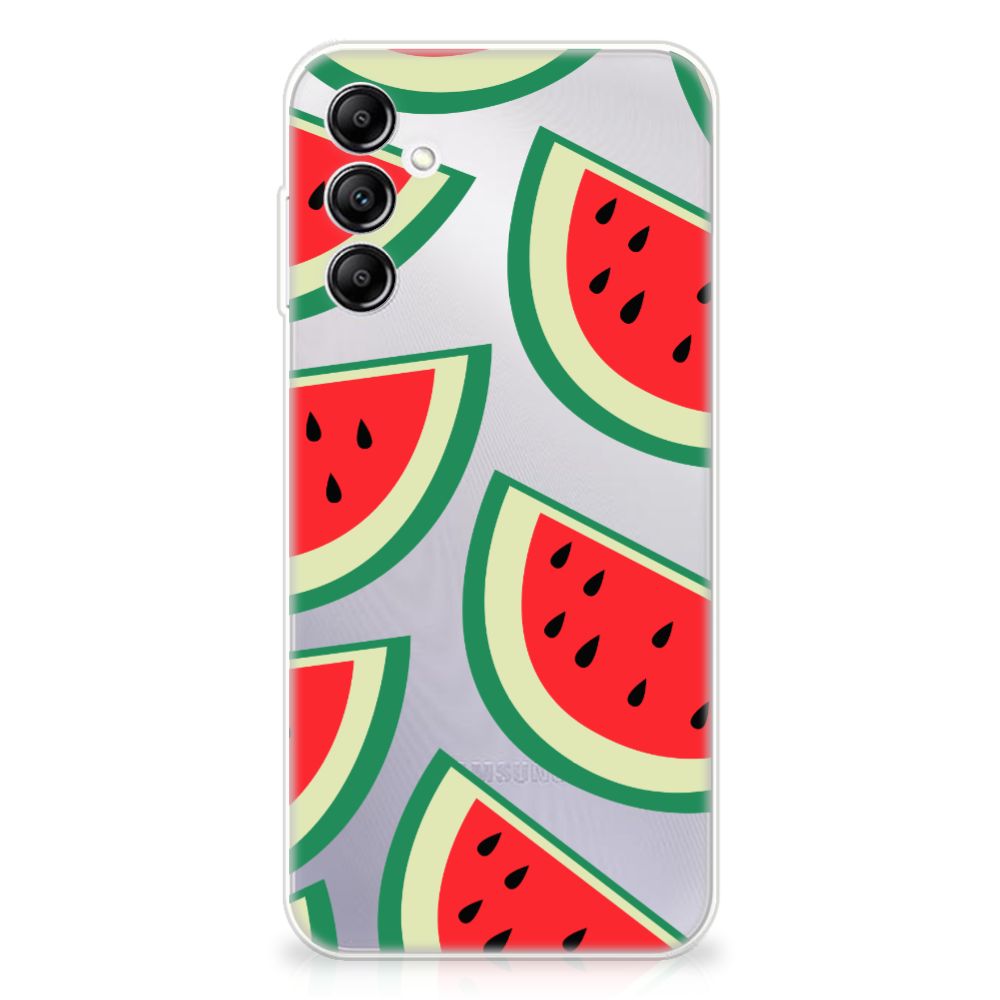 Samsung Galaxy A14 5G Siliconen Case Watermelons met kleurrijk watermeloen design op een TPU hoesje.