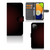 Samsung Galaxy A03 Telefoon Hoesje Geruit Rood met ruimte voor 3 pasjes en strak minimalistisch design.