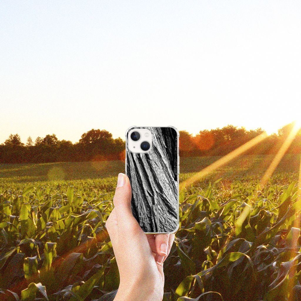 Stevig Telefoonhoesje iPhone 13 mini Boomschors Grijs - B2C Telecom