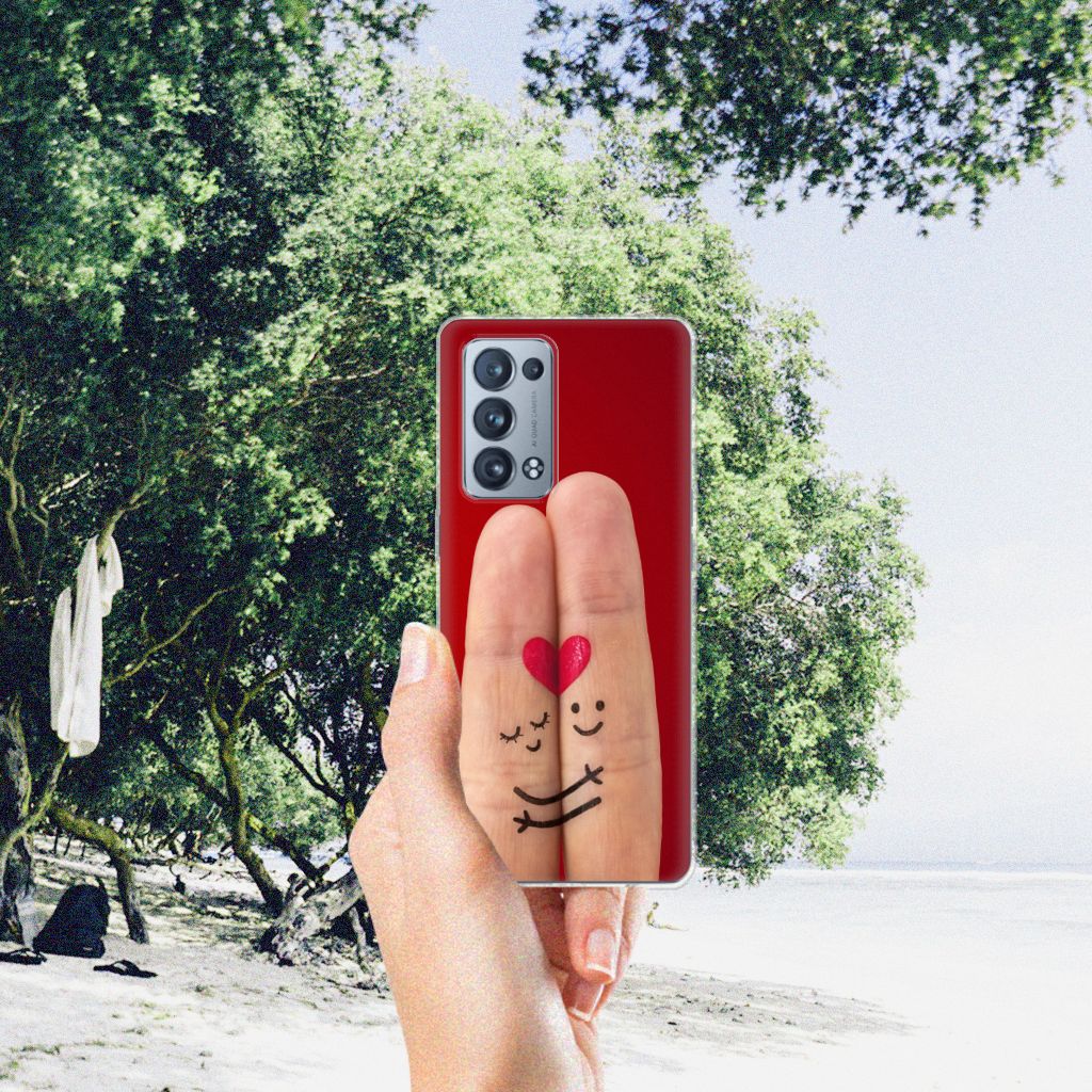 OPPO Reno 6 Pro Plus 5G Silicone Back Cover Liefde - Origineel Romantisch Cadeau B2C Telecom