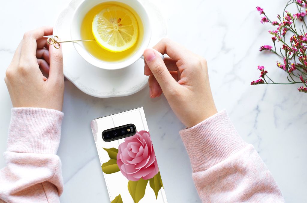 Samsung Galaxy S10 Smart Cover Roses