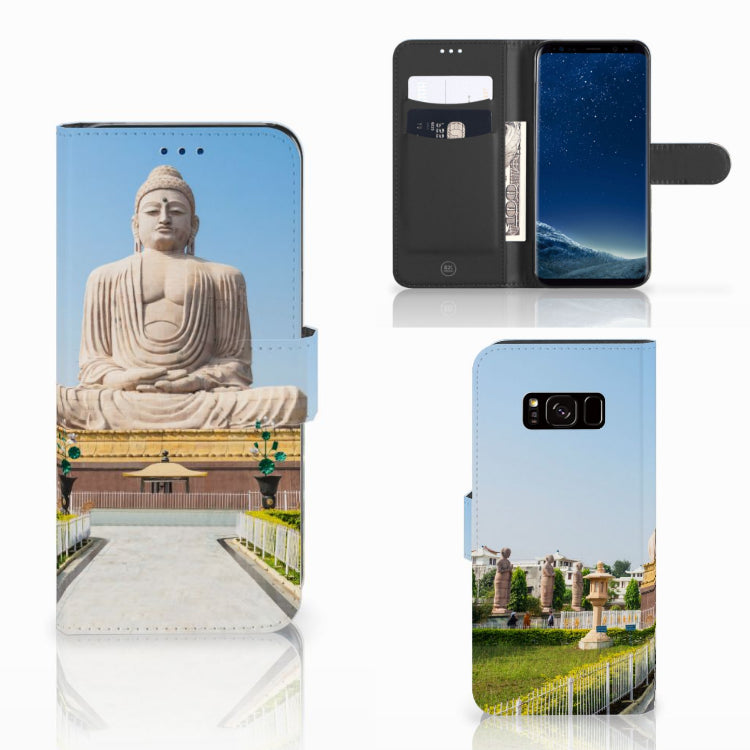Samsung Galaxy S8 Flip Cover Boeddha