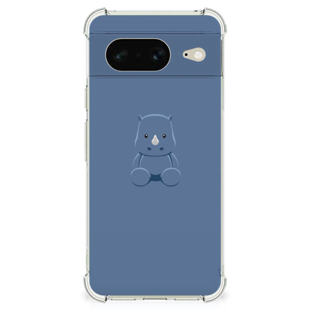 Google Pixel 8 Stevig Bumper Hoesje Baby Rhino
