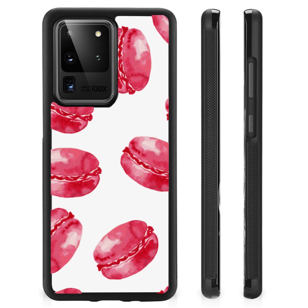 Samsung Galaxy S20 Ultra Silicone Case Pink Macarons B2C Telecom