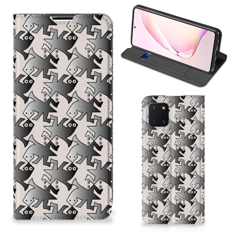 Samsung Galaxy Note 10 Lite Hoesje maken Salamander Grey - B2C Telecom