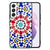 Samsung Galaxy S22 Marmeren Print Telefoonhoesje Mozaïek