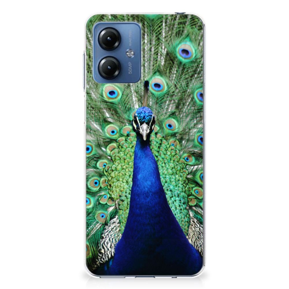 Motorola Moto G14 TPU Hoesje Pauw