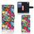 Huawei Ascend P8 Lite Wallet Case met Pasjes Punk Rock