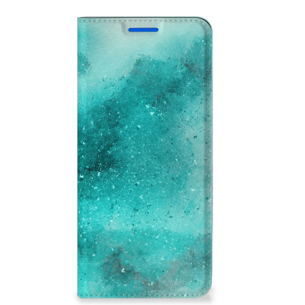 Bookcase OPPO Reno6 5G Painting Blue - B2C Telecom