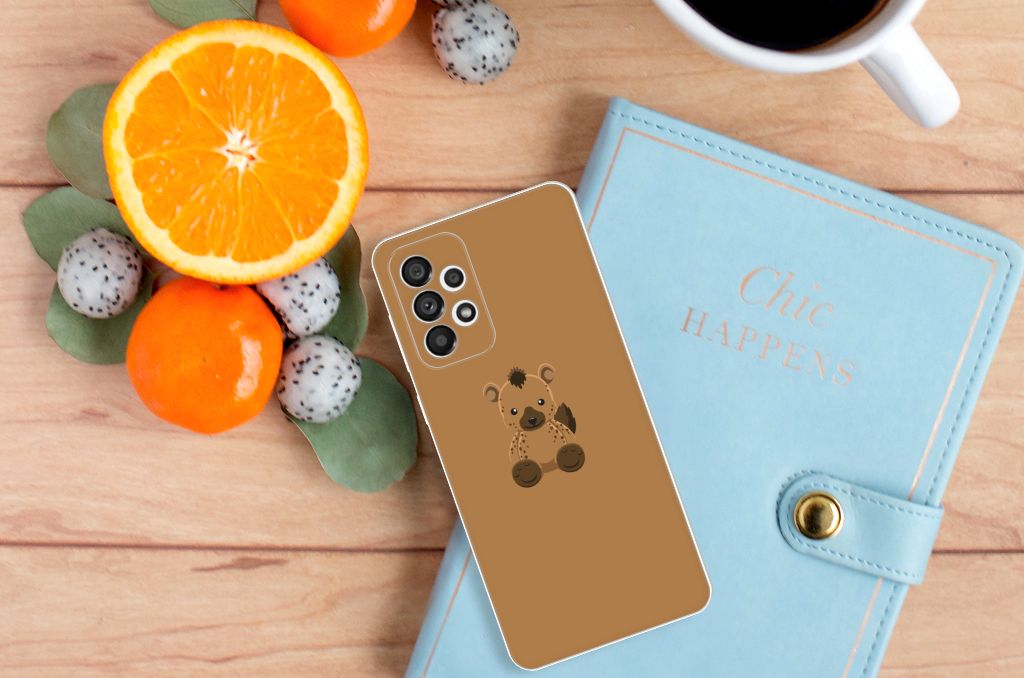 Samsung Galaxy A73 5G Telefoonhoesje met Naam Baby Hyena B2C Telecom