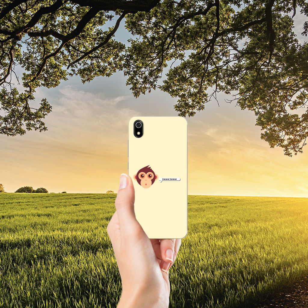 Xiaomi Redmi 7A Telefoonhoesje met Naam Monkey