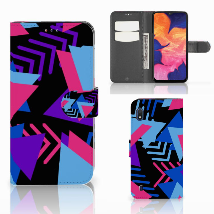 Samsung Galaxy A10 Book Case Funky Triangle
