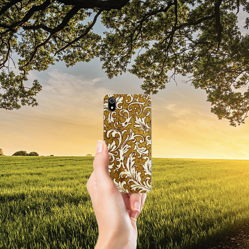 Siliconen Hoesje Xiaomi Redmi 7A Barok Goud