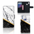 Huawei Y7 (2019) Bookcase Marmer Wit Zwart - Origineel Cadeau Man