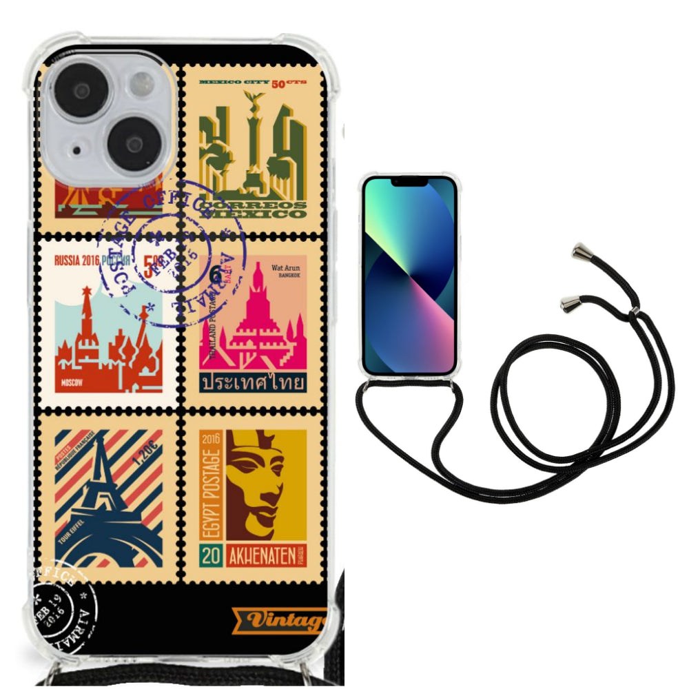 iPhone 14 Telefoonhoesje met valbescherming Postzegels