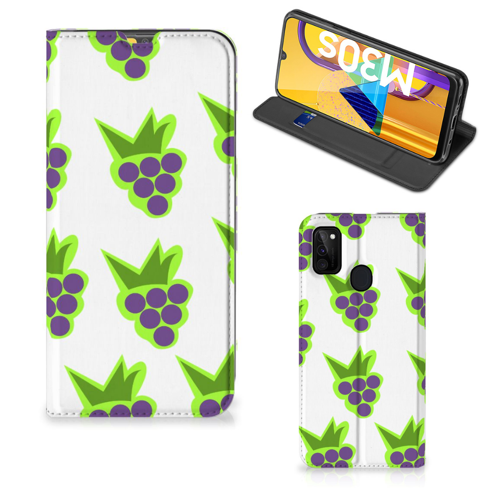 Samsung Galaxy M30s | M21 Flip Style Cover Druiven - B2C Telecom