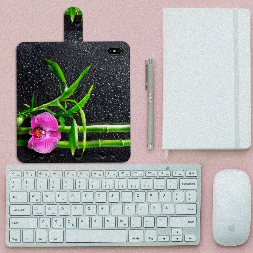 Apple iPhone Xs Max Hoesje Orchidee