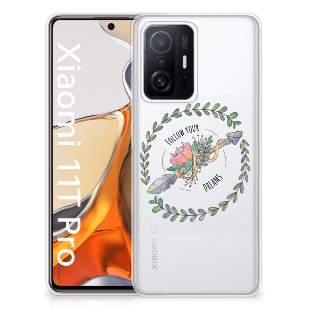 Xiaomi 11T | 11T Pro Telefoonhoesje met Naam Boho Dreams B2C Telecom