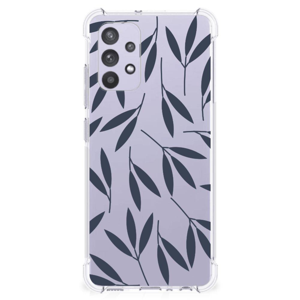 Samsung Galaxy A32 4G | A32 5G Enterprise Editie Case Leaves Blue B2C Telecom
