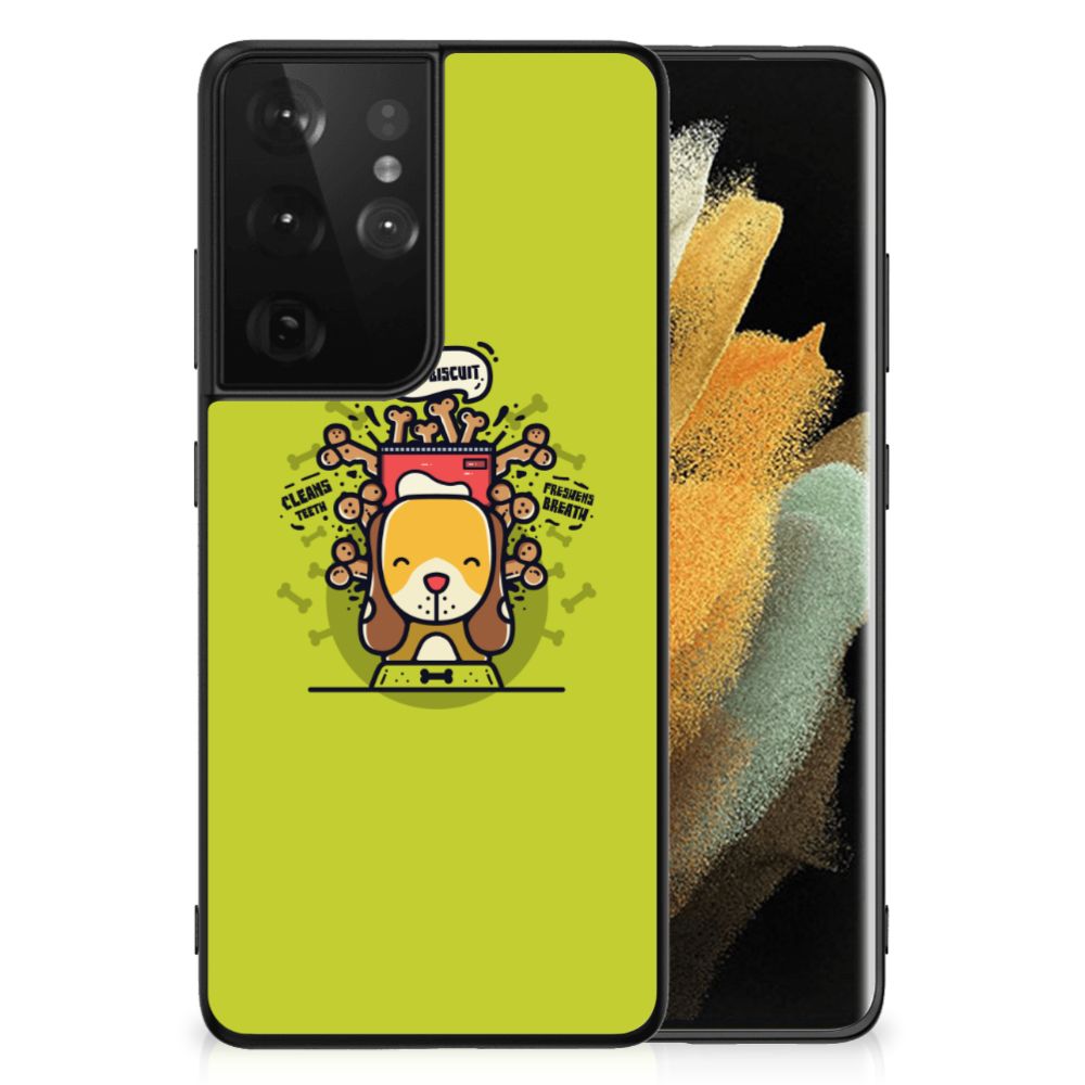 Samsung Galaxy S21 Ultra Hoesje Doggy Biscuit B2C Telecom
