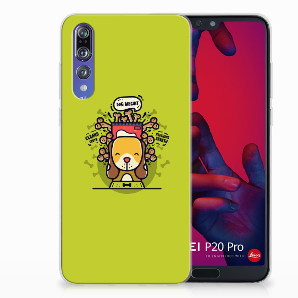 Huawei P20 Pro Telefoonhoesje met Naam Doggy Biscuit