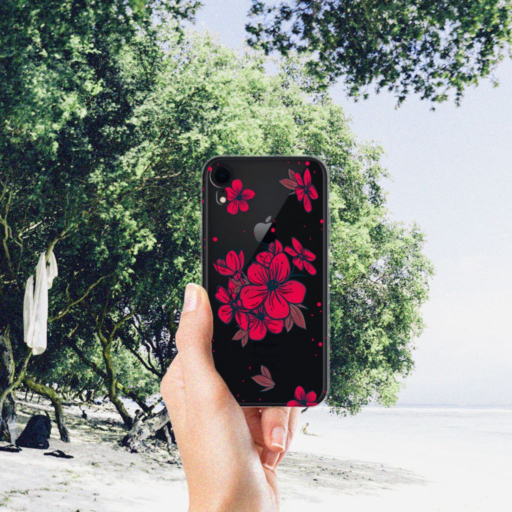 Apple iPhone Xr TPU Case Blossom Red