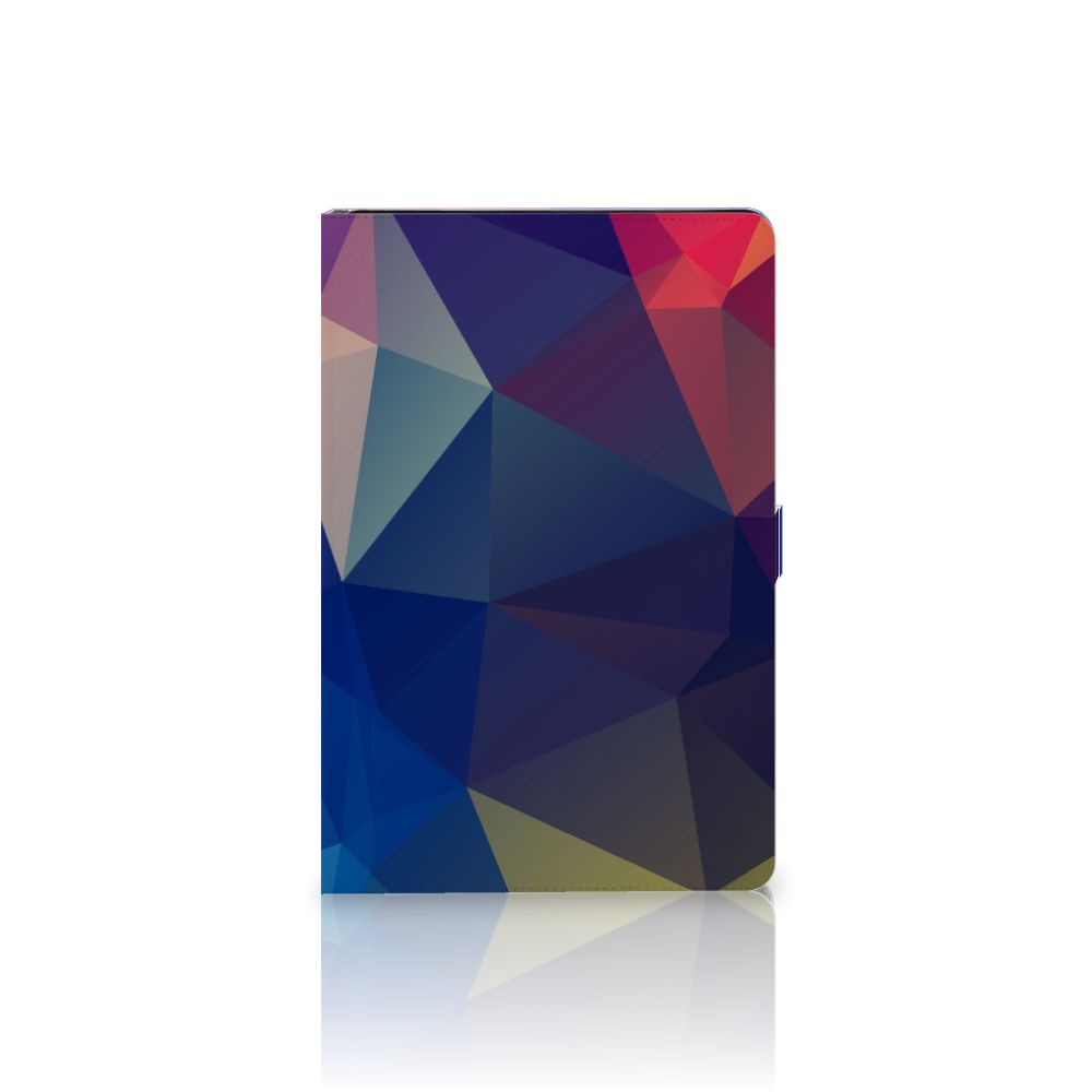 Samsung Galaxy Tab S7 FE | S7+ | S8+ Tablet Beschermhoes Polygon Dark