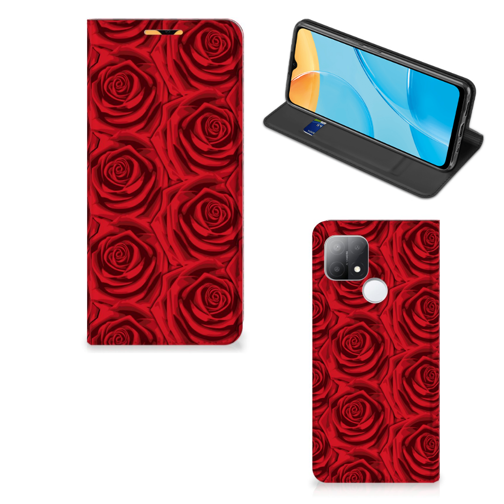 OPPO A15 Smart Cover Red Roses - B2C Telecom