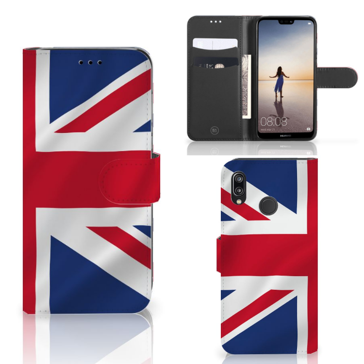 Huawei P20 Lite Bookstyle Case Groot-BrittanniÃĢ