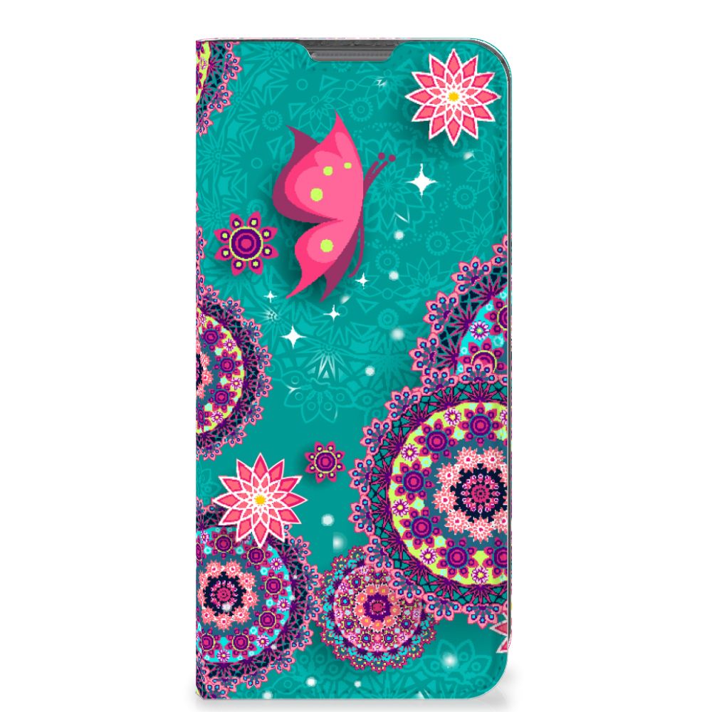 OPPO A77 5G | A57 5G Bookcase Cirkels en Vlinders - B2C Telecom