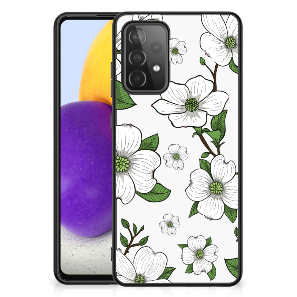 Samsung Galaxy A72 (5G/4G) Bloemen Hoesje Dogwood Flowers