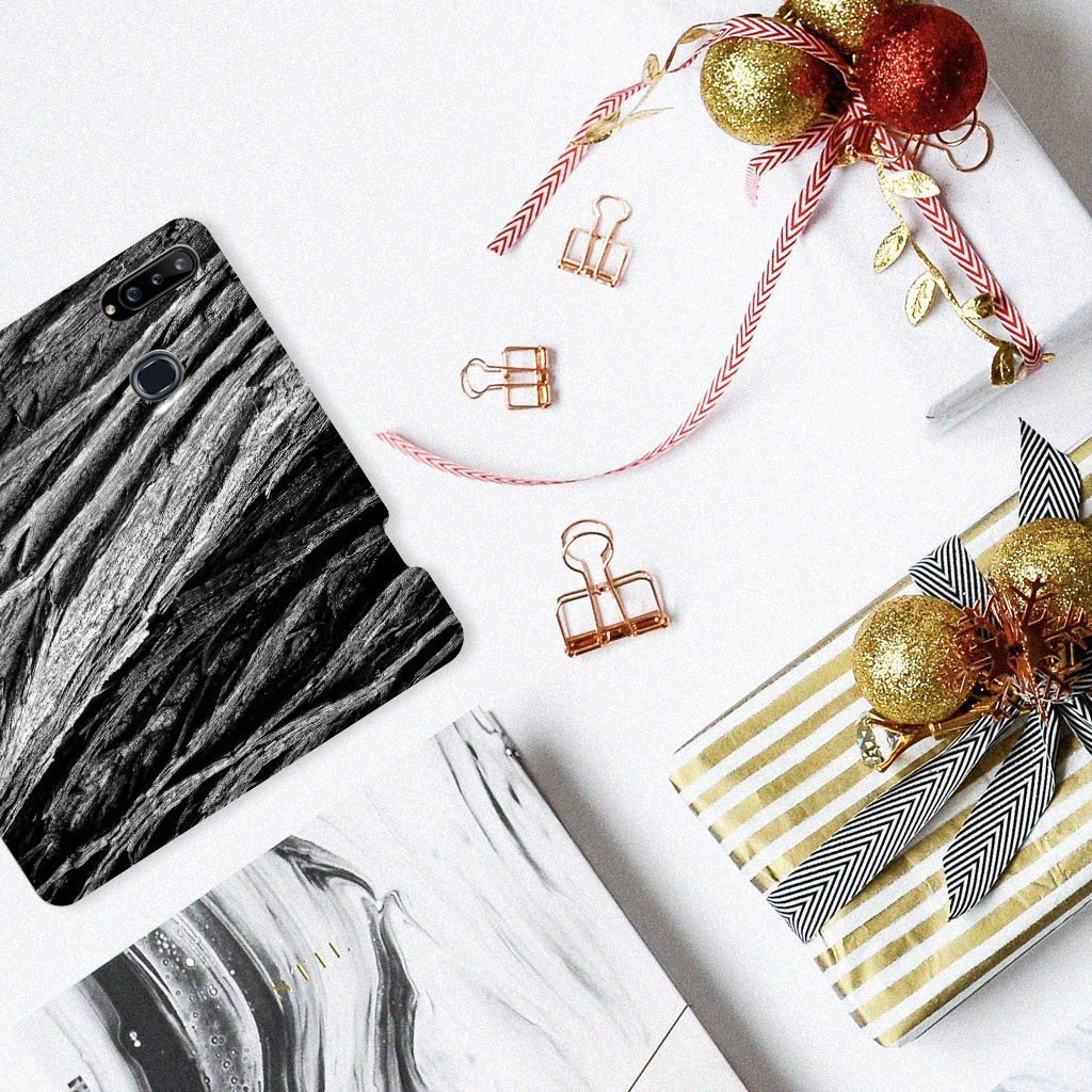 Book Wallet Case Samsung Galaxy A20s Boomschors Grijs - B2C Telecom