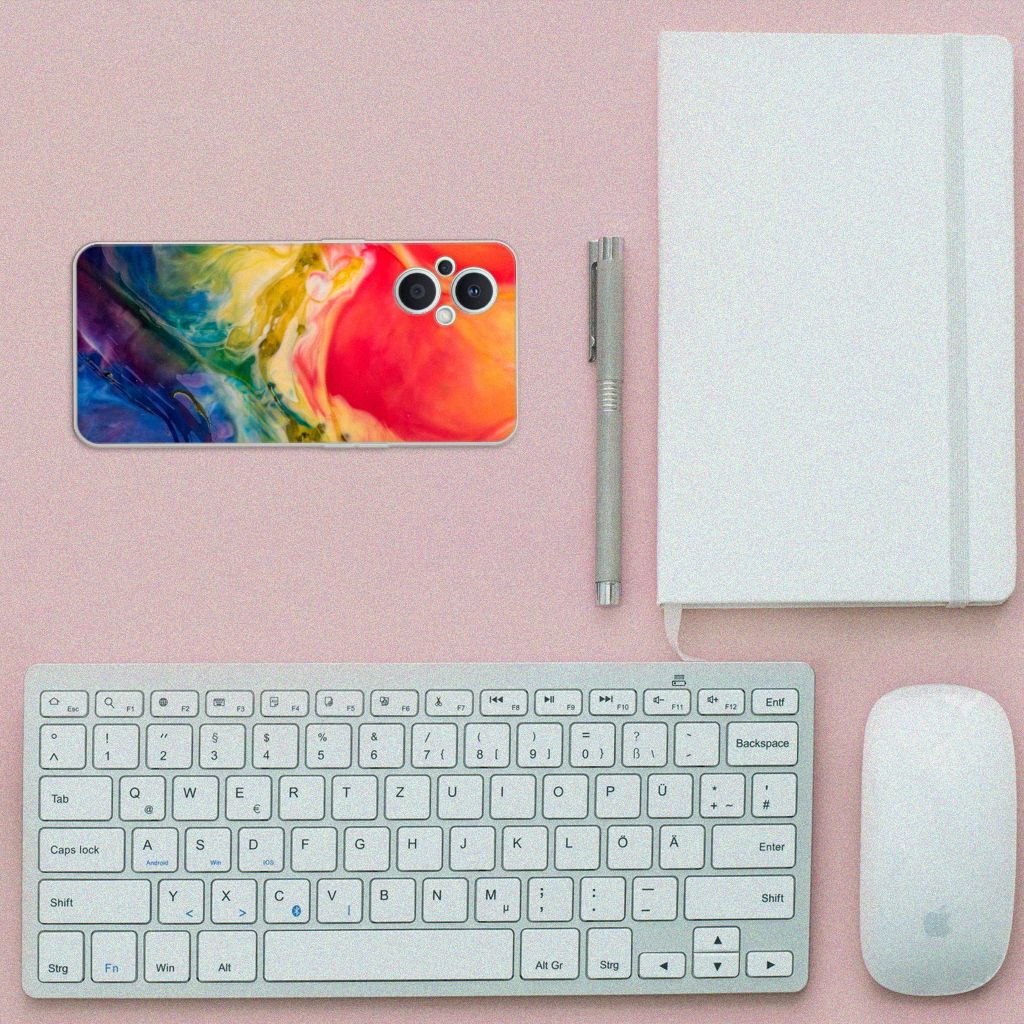 Hoesje maken OPPO Reno8 Lite Watercolor Dark B2C Telecom