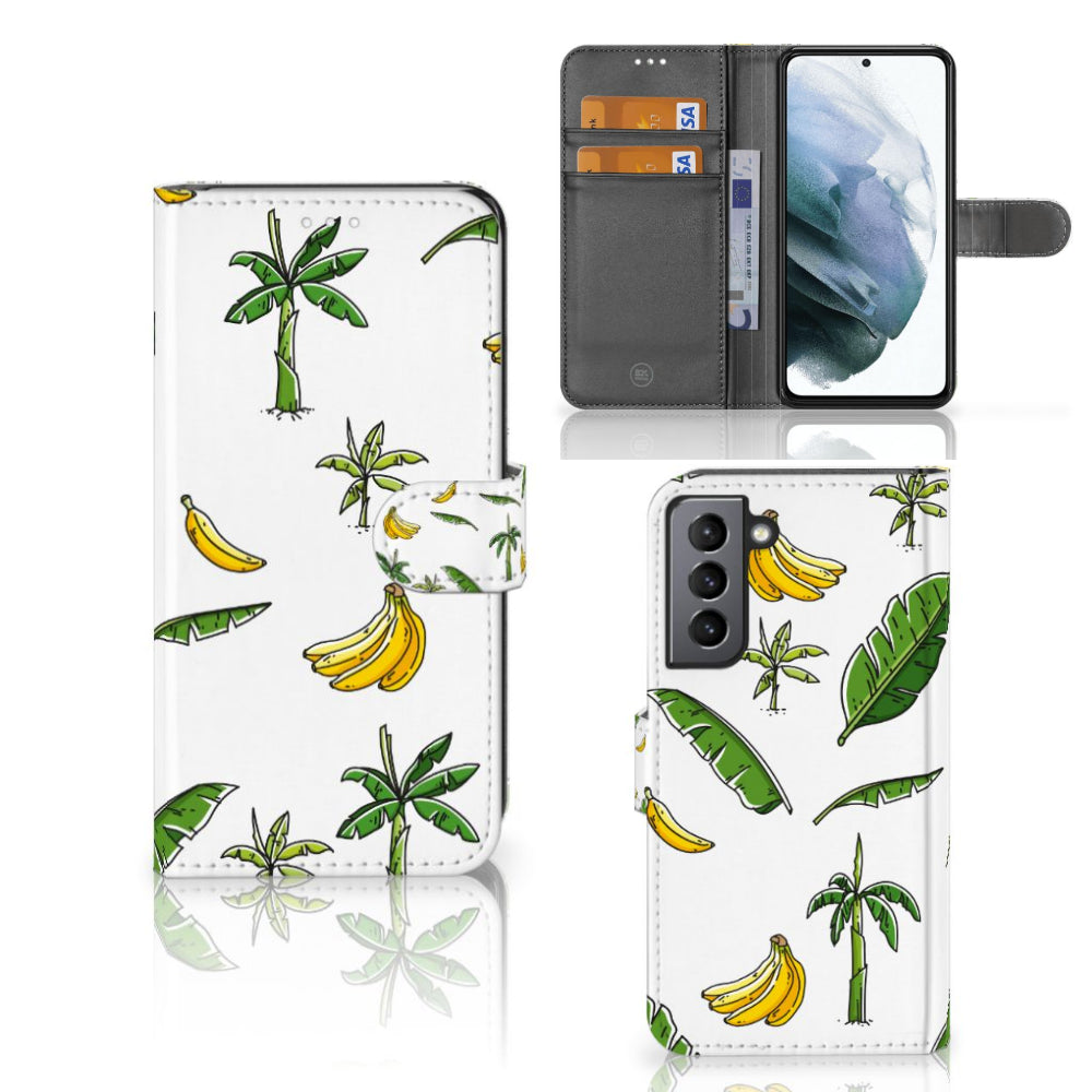 Samsung Galaxy S21 FE Hoesje Banana Tree
