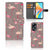 OPPO A58 4G Telefoonhoesje met Pasjes Flamingo