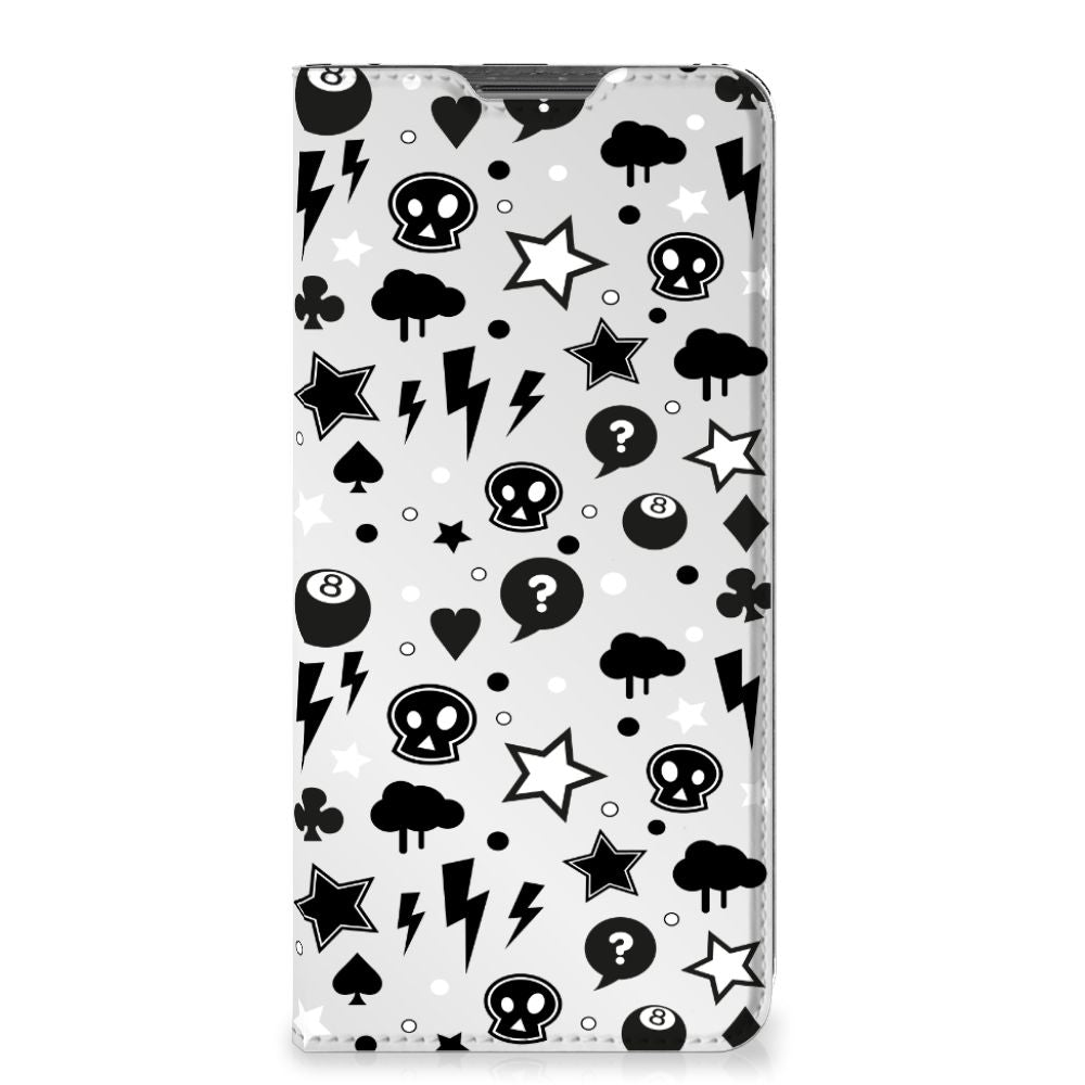 Mobiel BookCase Xiaomi Redmi Note 11 Pro Silver Punk - B2C Telecom