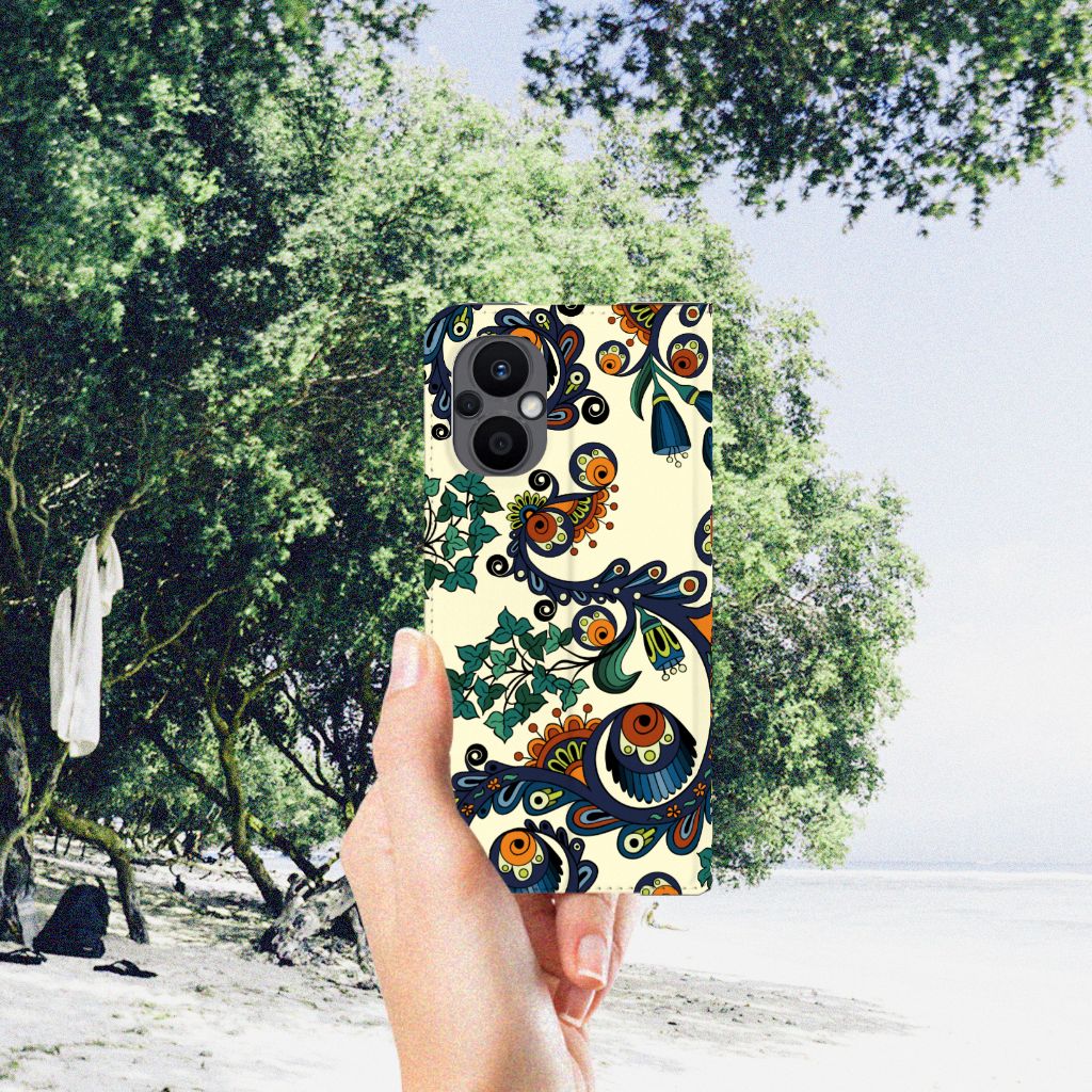 Telefoon Hoesje OPPO Reno8 Lite Barok Flower - B2C Telecom