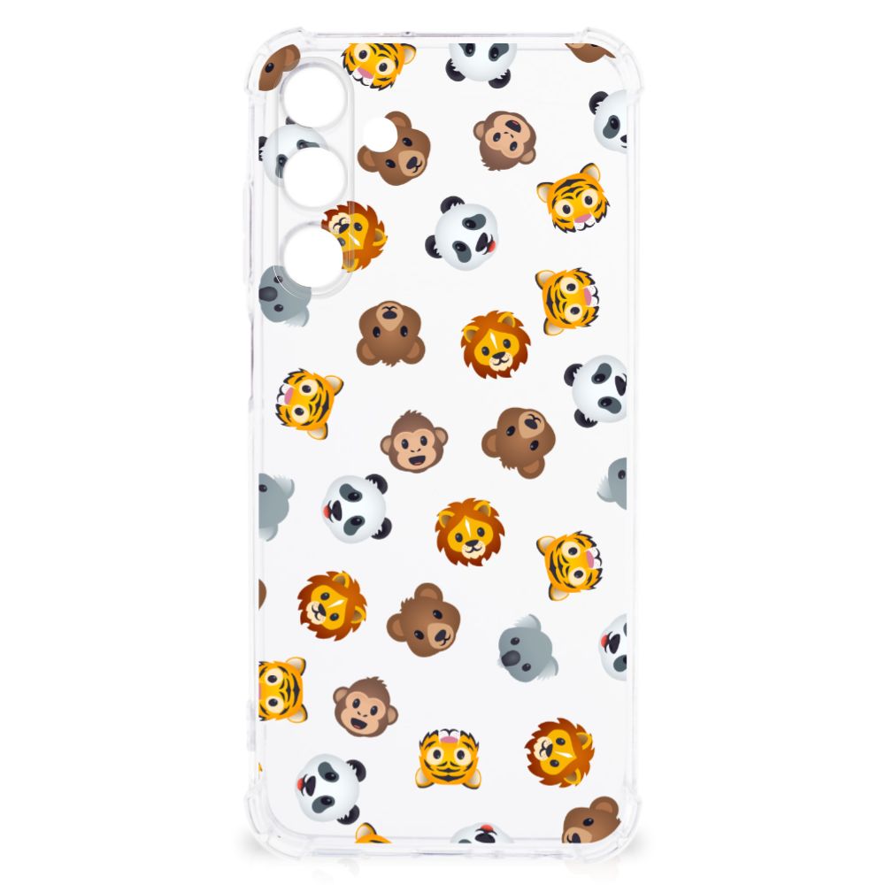Doorzichtige Silicone Hoesje voor Samsung Galaxy A25 Dieren Emojis
