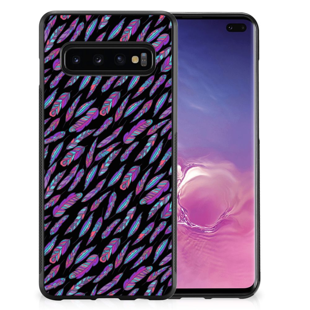 Samsung Galaxy S10+ Bumper Case Feathers Color