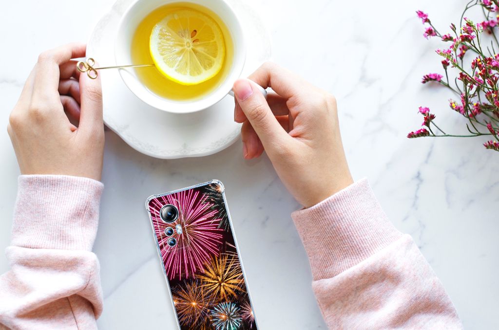Xiaomi 12 Lite Anti Shock Bumper Case Vuurwerk B2C Telecom