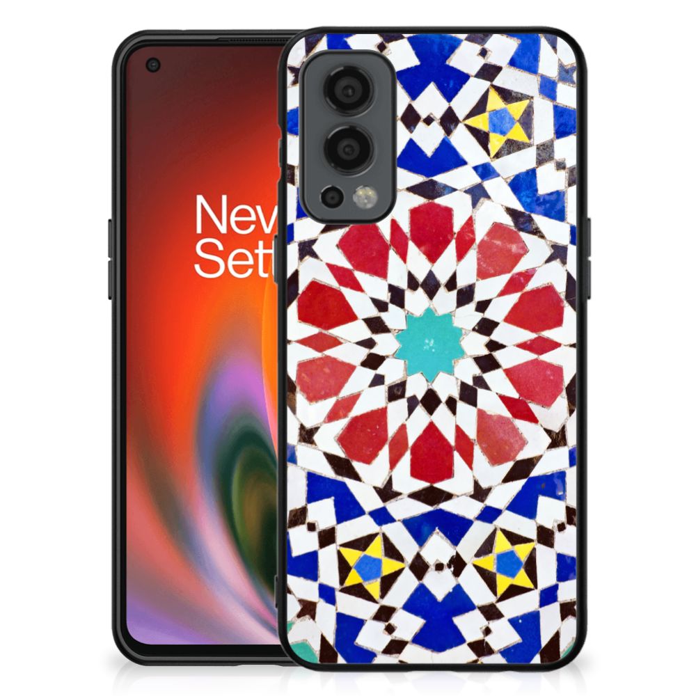OnePlus Nord 2 Marmeren Print Telefoonhoesje Mozaïek