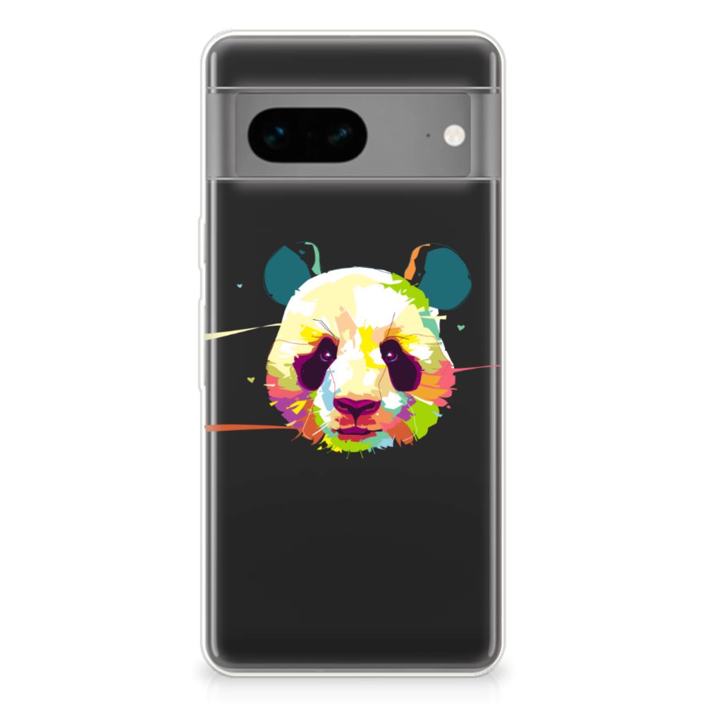 Google Pixel 7 Telefoonhoesje met Naam Panda Color B2C Telecom