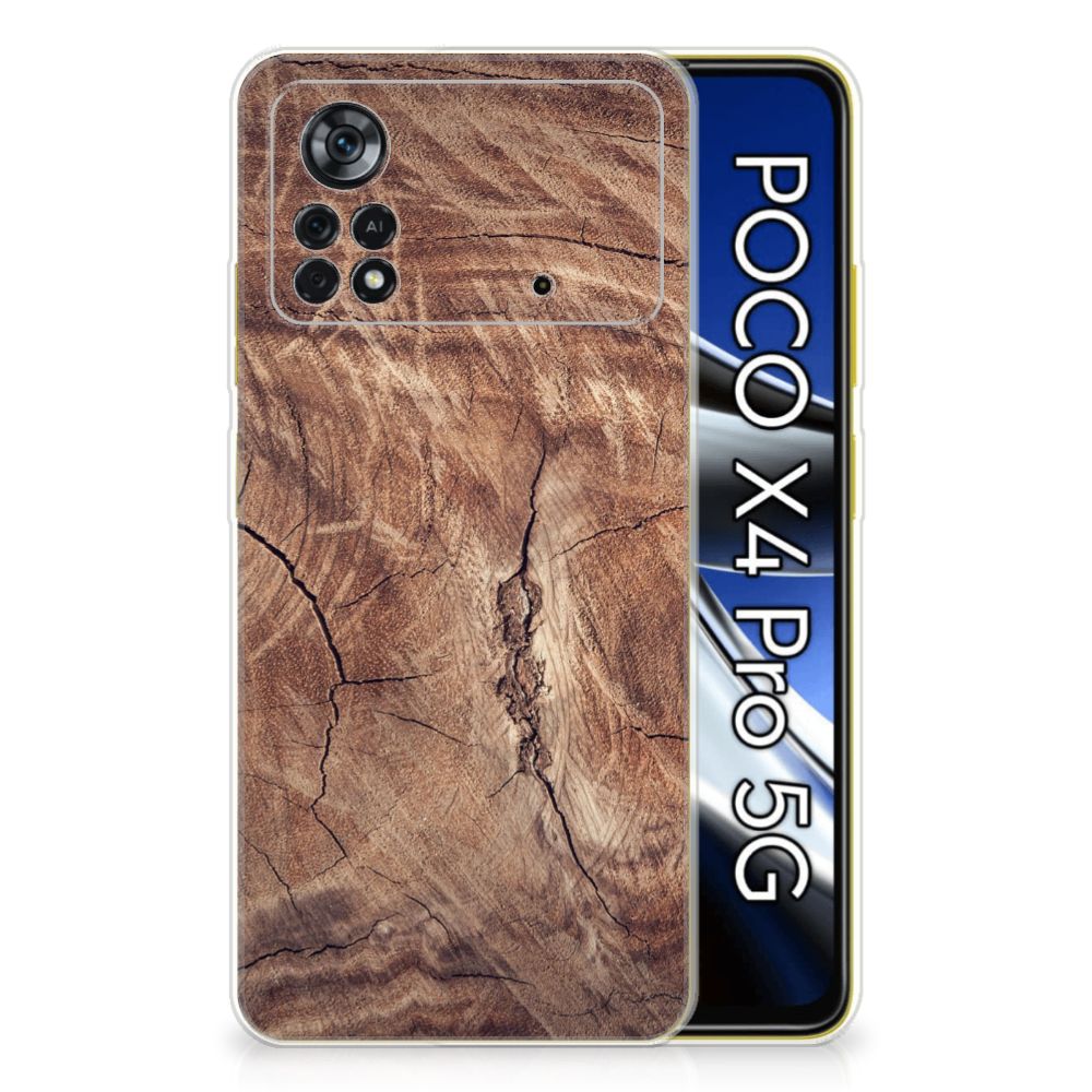 Xiaomi Poco X4 Pro 5G Bumper Hoesje Tree Trunk