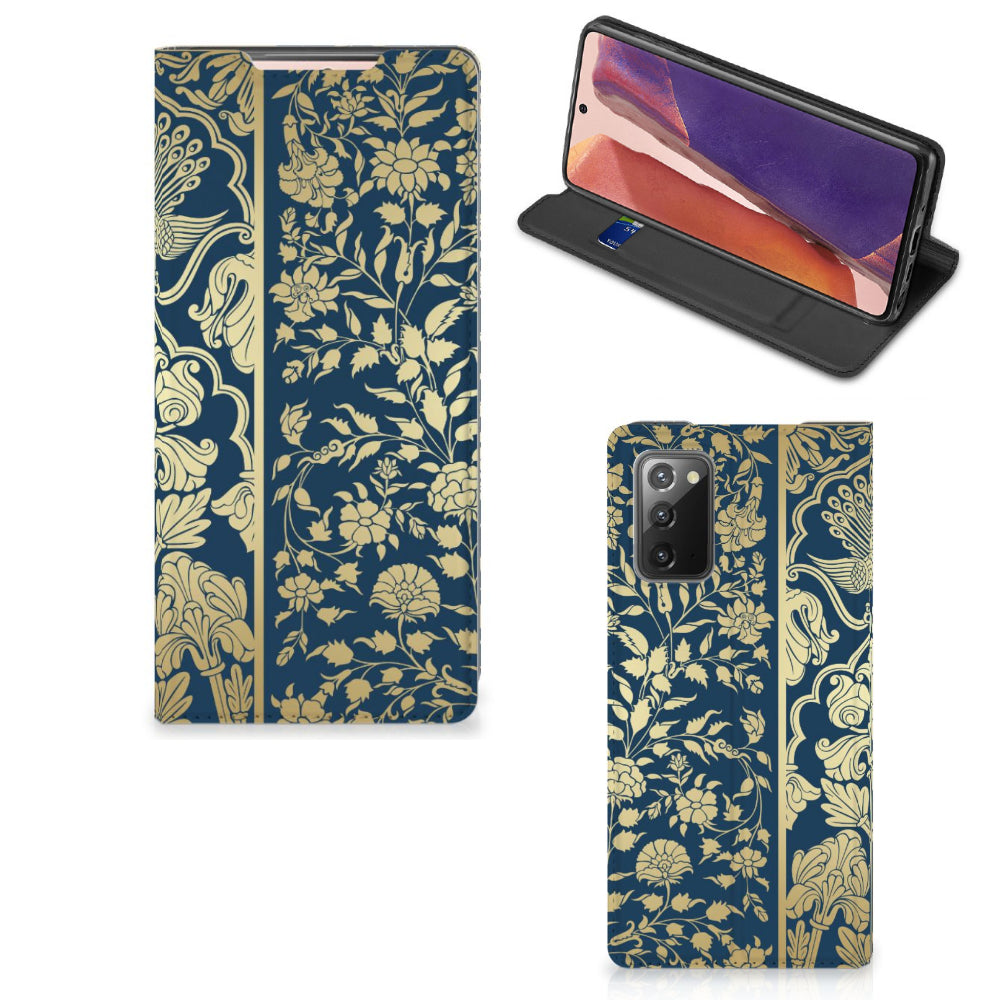 Samsung Galaxy Note20 Smart Cover Beige Flowers